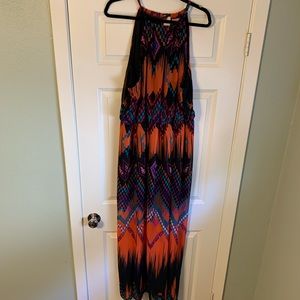 Colorful maxi dress